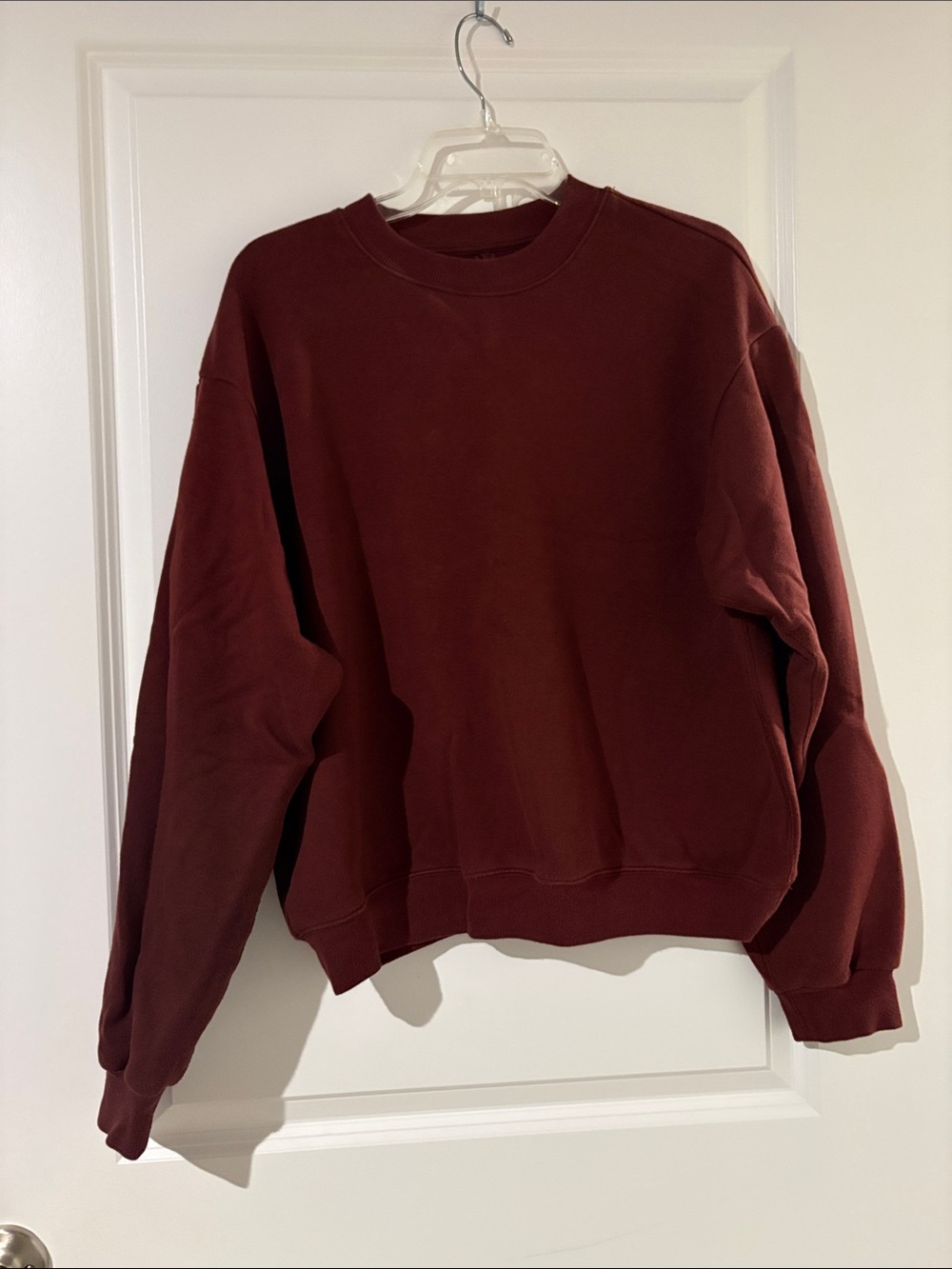 Woman’s Skim’s Burgundy Crewneck Sweatshirt